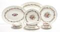 A Worchester Porcelain Dinnerware Service for Twelve