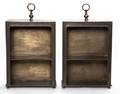 A Pair of Copper Clad Hanging Vitrines