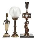 A Collection of Three Table Lamps