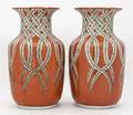 A Pair of Southeast Asian Style Ceramic Vases