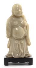 A Carved Soapstone Figure of Buddha