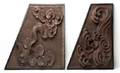 A Pair of Carved Chinese Panels