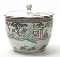 A Chinese Porcelain Lidded Vessel