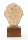 A Cast Bust of a Child