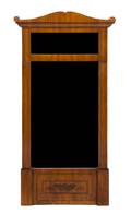 A Biedermeier Birch Mirror