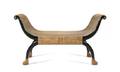 A Regency Style Curule Form Bench