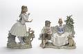 Two Lladro Porcelain Figural Groups