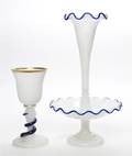 An Opaline Glass Epergne