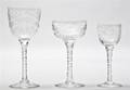 A Partial Set of Continental Glass Stemware