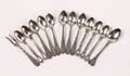 Collection of Demitasse Spoons  Fork 13 pcs