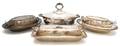 A Collection of Four Silverplate Covered Entrees