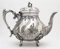 A Louis XV Style Silverplate Teapot