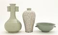 A Group of Three Chinese Celadon Glazed Vessels
