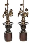 A Pair of Japanese Bronze Vases