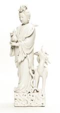 A Chinese Blanc de Chine Model of Guanyin