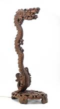 A Carved Wood Lantern Hook