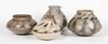 A Collection of Four Polychrome Decorated Pottery Vessels