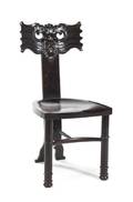 A Renaissance Revival Carved Hall Chair