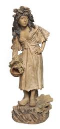 A Continental Terracotta Figure