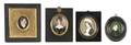 Four Portrait Miniatures on Ivory