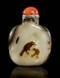 A Shadow Agate Snuff Bottle