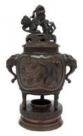 A Japanese Bronze Censer