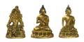 A Group of Three Tibetan Gilt Bronze Figures
