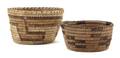 Two Native American Coil Baskets