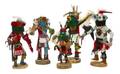 Five Hopi Carved Cottonwood Root Kachinas