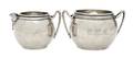 An American Sterling Silver Creamer and Sugar Gorham