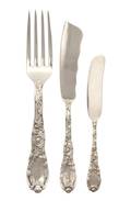 An American Partial Sterling Silver Flatware Service Tiffany  Co