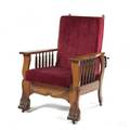 A Late Victorian Oak Morris Chair
