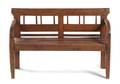 An American Rustic Hardwood Bench