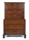 A George III Walnut ChestonChest