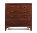 An English Mahogany Chest of Drawers