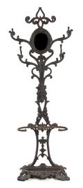 A Victorian Cast Iron Hall Tree