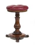 A Regency Mahogany Piano Stool