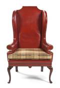 A Georgian Style Wingback Armchair