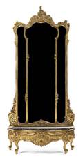 A Louis XV Style Giltwood Pier Mirror
