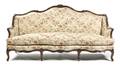 A Louis XVI Style Walnut Canape Yale Burge