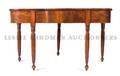 An American Mahogany Console Table