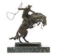 An American Bronze Figural Group after Frederic Remington