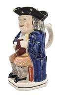 An English Pottery Toby Jug