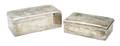 Two American Sterling Silver Cigarette Boxes