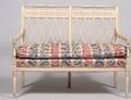 CHARLES X STYLE PAINTED LOVE SEAT