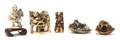 A Group of Five Japanese Netsuke
