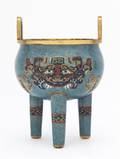 A Chinese Cloisonne Censer
