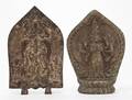A Group of Two Southeast Asian Bronze Plaques