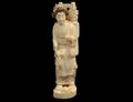 CARVED FIGURE OF A GEISHA