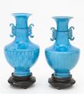 A Pair of Chinese Glazed Porcelain Vases